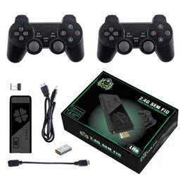 M8II M8 TV -Videospielkonsole 2,4G Double Wireless Game Controller Stick 4K 13000 Retro -Spiele 64 GB mit Joysticks für PS1/GBA Dropshipping