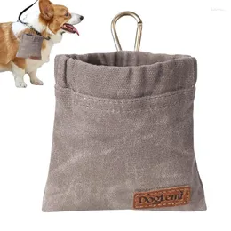 Dog Car Seat Covers Treat Bag For Dogs With Carabiner Food Holder Bags Training Small Resistant Vintage Cotton Layer