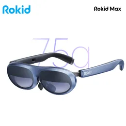 Szklanki VR Rokid Max AR 3D Smart Microled 215max Ekran 50 Przeglądanie FOV dla PhonesSwitchpss5xBoxPC Allinone 230727