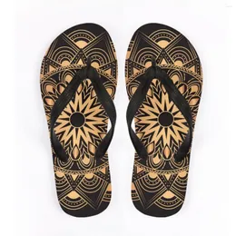Slippers Clippers Sketch Flower Flip-Flops Womens Summer Ofterwear Sandals متعددة الاستخدامات