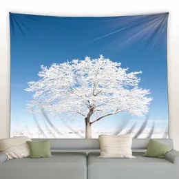 Tapestries Dome Cameras Landscape Printing Tapestry Elk Forest Wall Hanging Tapestry Art Room Room Bedroom Bregloach يمكن تخصيص R230714