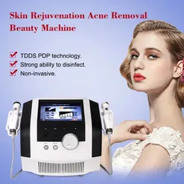 Steriliseringspenna Skin Skönhetsartiklar 2in1 RF Equipment Jet Plasma Lift Acne Behandling Dusch Ultraljud Behandling Skinvård