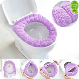 Yeni Elastik Kalın Tuvalet Koltuk Kapağı Yıkanabilir WC Tuvalet Kapağı Banyo Aksesuarları Evrensel Tuvalet Mat