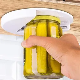 O Grip Jar OpenerAbre qualquer tamanhoTipo de tampa Abridor de latas sem esforço portátil com adesivo cônico Gadget de acessórios de cozinha 2127267i