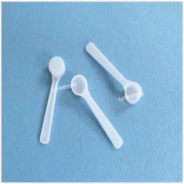 0 5g gram 1ML Plastic Scoop PP Spoon Measuring Tool for Liquid medical milk powder - 200pcs lot OP1002280G