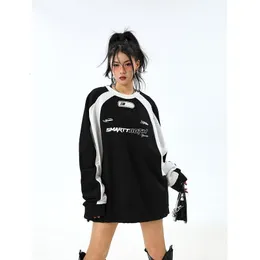 女性のパーカースウェットシャツファッションヴィンテージY2Kスウェットシャツフーディーズストリートウェアマッチングシャツ特大韓国のフローバーヒッピーデザイナートップ230715