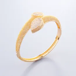 18 -karatowe kropla złota srebrne bransoletki dla kobiet dziewczyna córka dziewczyna luksus tenis moda unisex biżuteria projektant żydlerzy impreza prezenty ślubne