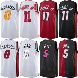 Drukuj Draft Wybieranie koszykówki Jimmy Butler Jersey 22 Jaime Jaquez Jr 11 Nikola Jovic 5 Josh Richardson Bam Adebayo 13 Caleb Martin 16 Kevin Love 42 Kyle Lowry Men Kids