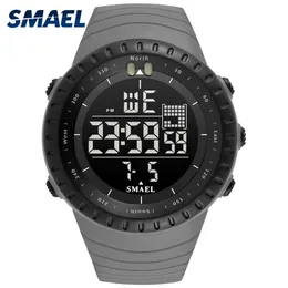 SMAEL Marke Neue Elektronik Uhr Analog Quarz Armbanduhr Horloge 50 Meter Wasserdicht Alarm Herren Uhren kol saati 1237252w