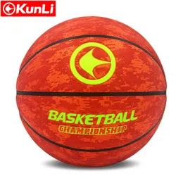 Bolas bola de basquete kunli original KLBA 201 marca de alta qualidade genuíno material PU fundido tamanho oficial7 basquete 230715