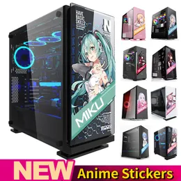 Kids Toy Stickers Anime kawaii girls twodimensional anime chassis stickers computer host desktop decorative waterproof 230714