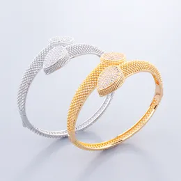 18K Goletes de água de água dourada Bracelets de pulseira de prata para mulheres menina Filha namorada namorada