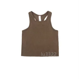 LL CYTURY Tank Yoga IGN Women Sport Bra Klasyczny popularny masło Fiess Soft Tank Gym Crop Joga Vest Piękno wstrząs wstrząsu wstrząsu z wyjmowaną klatką piersiową WH