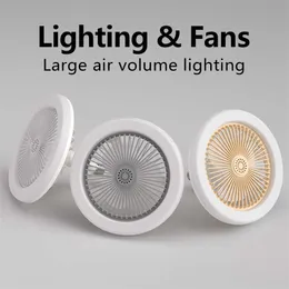 Ventilatori elettrici Lampada da soffitto dimmerabile con ventola di controllo Lampada da soffitto decorativa per camera da letto moderna Lampada da ventilatore con ventilatore elettrico