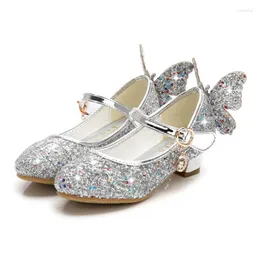 Flat Shoes Kids for Girls Chiety Crasual Kids High Heel Princess 26-37