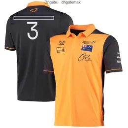 Formula 1 McLarens T-Shirt 2022 Yeni F1 Team Polo Gömlek Yarış Fanları Tişörtler Motorsport Nefes Alabilir Jersey Özel F1 Giyim Hız Yarışı Racer Hoodie Sweatshirt
