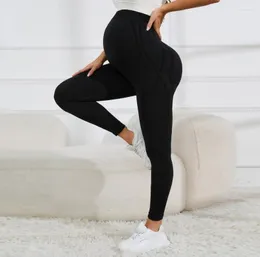 Active Pants Damen-Umstandsleggings über dem Bauch, Schwangerschaftskleidung, Workout-Yoga-Strumpfhose