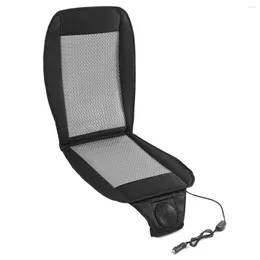 Capas de assento de carro 12V Almofada de ventilação de verão Cool e Massagem Cooling Colete com o ventilador soprando CoolCushion