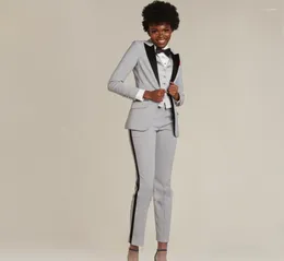 Men's Suits 2023 Fashion Women's 3-piece Slim Fit Business Work Wear Party Wedding Pant Set Blazer Vest Pants Tuxedo