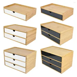 Storage Bags Multifunctional Desktop Drawer Toothbrush Box For Bathroom Study