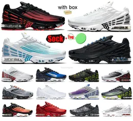 tn plus tuned 3 tns tnplus Scarpe da corsa Tuned3 uomo donna scarpa tn3 triple bianco Pelle nera Red Unity Verde oliva Nero Aqua Blue scarpe da ginnastica da uomo