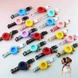 Dog Collars Pet Locator Protective Collar Clip Cover Ethnic Sleeve GPSトラッカーシリコンポジショニング