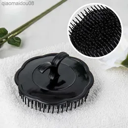 Head Massage Brush Soft glue Shampoo brush Bathroom Products Plastic Sanitary comb Washing Hair Scalp Shower Body L230704