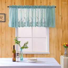 Gardin spetsar korta gardiner för fönster kök café skåp dekorativa moderna jacquard andningsbara sovrum heminredning