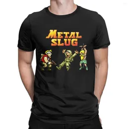 Magliette da uomo RETRO ARCADE METAL SLUG PIXEL ART ILLUSTRATION Gioco Gamer Videogiochi Cotone Idea regalo Vestiti