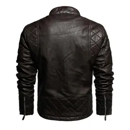 Ternos masculinos moda jaqueta de couro outono motocicleta fino casaco de lã masculino primavera ao ar livre casual motor biker jaqueta de couro do plutônio