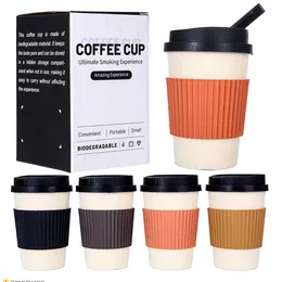 5.4 pollici mini tazza di caffè bong narghilè gorgogliatore portatile acqua acrilica tubi a mano piattaforme petrolifere con ciotola di tabacco dab rig bong all'ingrosso