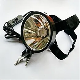 8W 6v 12v 24v Led Headlamp Caccia Pesca Caccia Alimentazione esterna Dc Power Faro Glare2843