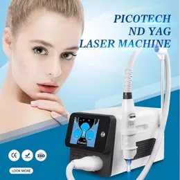 Máquina de remoção de tatuagem a laser de picossegundos Nd Yag Laser Age Spots Tratamento de boneca preta remoção de pigmentação Tratamento de acne Tratamento de pele Aperto Máquina de levantamento facial