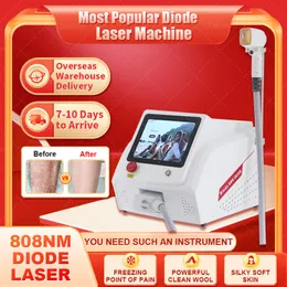 755nm 808nm 1064nm Hair Removal Diode Laser Machine Skin Care Face Body Ice Titanium Fast Painless
