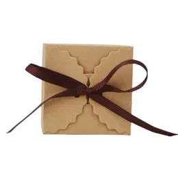 Hediye Sargısı Beyaz Gizemli Kutu Kağıt Kutusu Kağıt Hediye Sarma Kutuları Şeritler DIY Düğün Şeker Kutuları Partisi Paper Kutuları Ambalaj için 230714