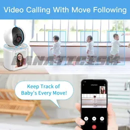 AI Zwei-Wege-Visuelle Überwachung Video Anruf IP Kamera Hause Innen WiFi 2,4G Cam CCTV Automatische Tracking Sicherheit baby Monitor
