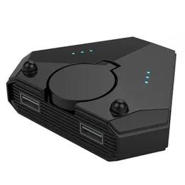 Zestaw klawiatury i konwertera myszy Zestaw z Rainbow Lotlight dla PS4/PS 5/Switch/Xbox One/X/S Console Games Akcesoria