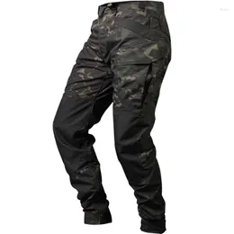 Men's Pants Pantsmen's 2023 Military Tactical Clothes Hunting Army Camouflage Outdoor Waterproof Hiking Multi-po