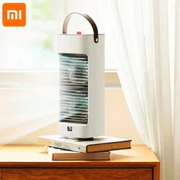 Luftfuktare Nya Xiaomi Portable Air Conditioner Mini Air Cooler Portable Air Conditioning för Office 3 Gear Speed ​​Air Cooling Fan Firidifier