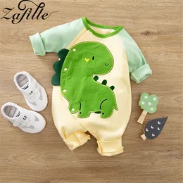 Rompers Zafille Baby Clothing Spring Jumpsuit Children's Clothing Cartoon Cute Baby Boy Clothing Dinosaur Baby Jumpsuit Children's Clothing 230714
