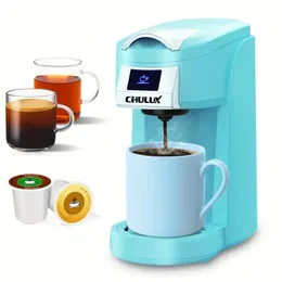 1pc Cápsula Cafeteira, CHULUX Upgrade Single Serve Cafeteira Para K CUP, Mini Cafeteira Copo Único 5-12oz Cafeteira, Máquina de Café 3 em 1