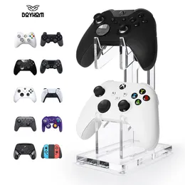 Andra tillbehör Universal Dual Controller Stand för PS5PS4PS3 Desk Controller Holder GamePad Joystick Mount för Xbox Oneseries X 230714