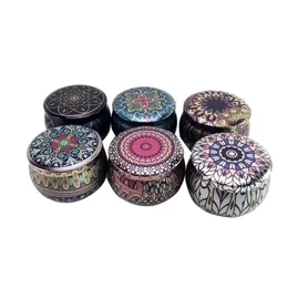 Aufbewahrungsboxen Bins Pot Tin Box Hausgarten Persönlichkeit Candy Drum-Shaped Cookie Handgemachte Seife Kerze Jar Verpackung Fall 33 J2 Drop DHN98