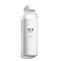 디자이너 No 5 Leau 유리 물병 590ml 패션 브랜드 Tumblers Cups Tumblers909010259d