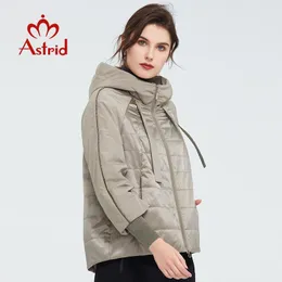 Parkas Astrid 2022, abrigo de primavera para mujer, prendas de vestir, chaqueta de tendencia, Parkas cortas, moda informal para mujer, algodón fino cálido de alta calidad Zm8601