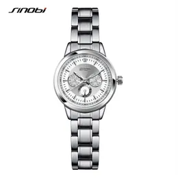 SINOBI Women's Bracelet Fashion Steel Wrist Watches Luxury Brand Geneva Quartz Clock Ladies Wristwatch Relojes Mujer Saatler237k