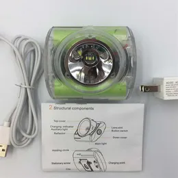 헤드 램프 IP68 LED 채굴 램프 랜턴 낚시 강력한 헤드 램프 충전식 다이빙 자전거 조명 18650 캠핑 폭발 증명 3069