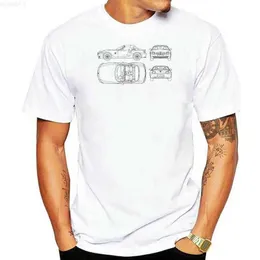 Camisetas Masculinas Masculinas Mais Vendidas T-Shirt Z4 Blueprint Mens T-Shirt Classic Car Luxury 2004 E85 Summer T-Shirt L230715