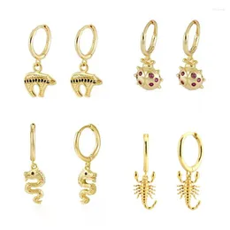 Hoop Earrings Variety Style Animal Series Drop Earring For Women Piercing Rock Punk Ohrringe Pendiente Jewelry Oreilles Accessories Boucles