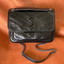 Lady Luxurys Designer средняя тотальная конверт поперечная сумка мода подлинная кожаная бродяка